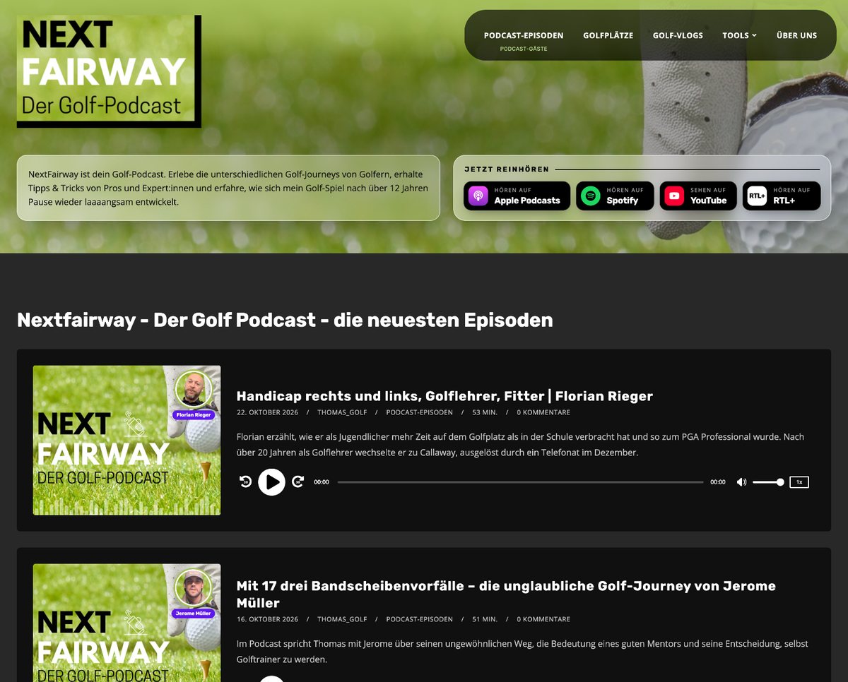 NextFairway Startseite